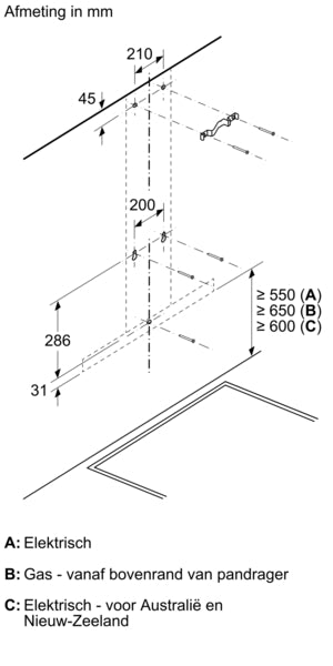 Siemens LC96BBC60 zwarte wandschouwkap 90 cm