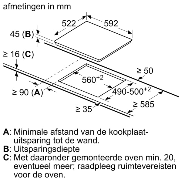 Siemens ET61RBEB8E keramische kookplaat 60 cm