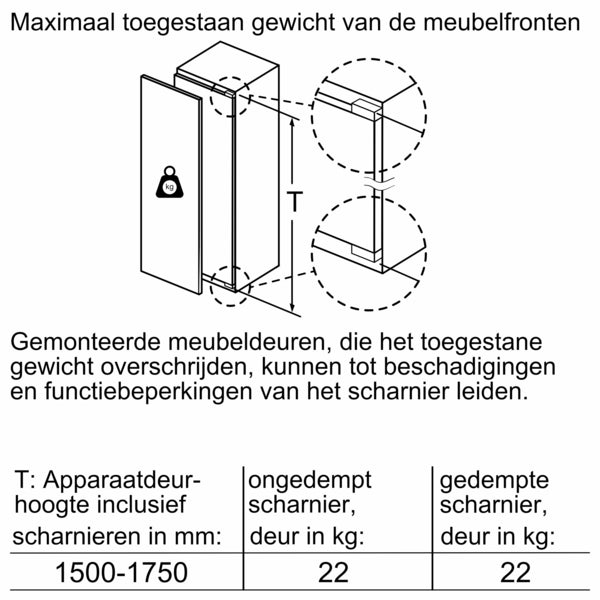 Siemens KI72LADE0 inbouw koelkast met vriesvak 248 liter