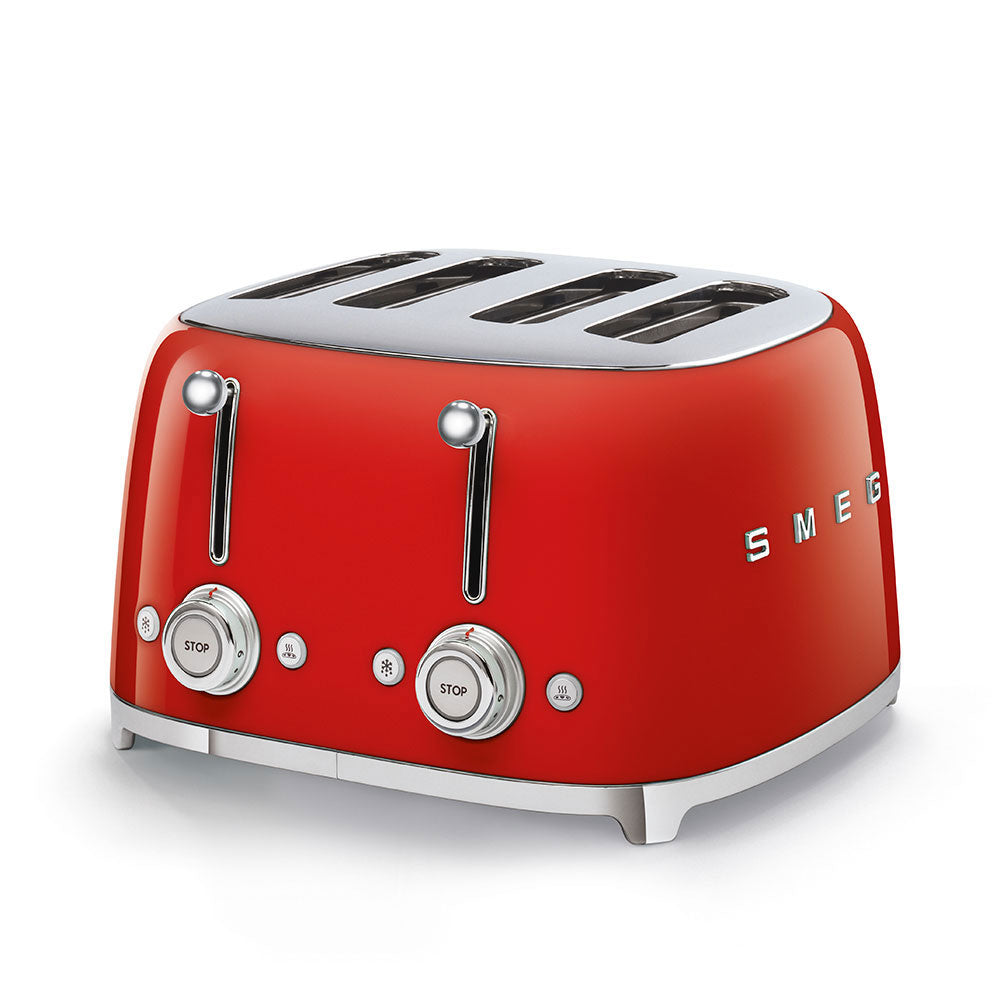 SMEG TSF03RDEU Toaster 4x4 Broodroosters Rood